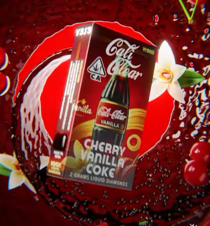 Cali Clear Cherry Vanilla Coke - 2G 2G Liquid Diamonds