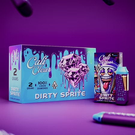 Cali Clear Dirty Sprite - 2G Liquid Diamonds Disposable - Indica