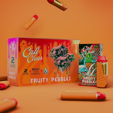 Cali Clear Fruity Pebbles - 2G Liquid Diamonds Disposable - Hybrid