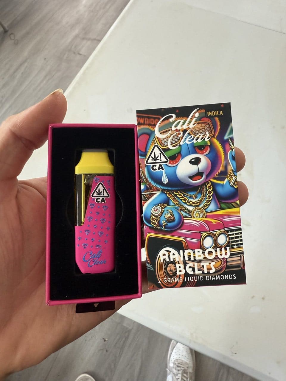 Cali Clear Rainbow Belts - 2G 2G Liquid Diamonds
