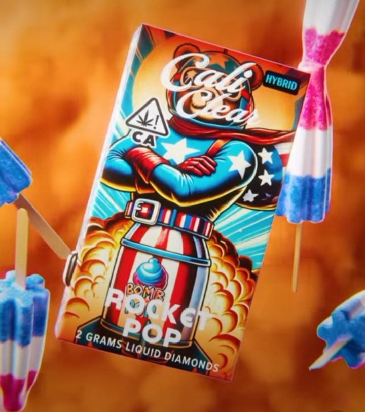 Cali Clear Rocket Pop 2G Disposable | Hybrid