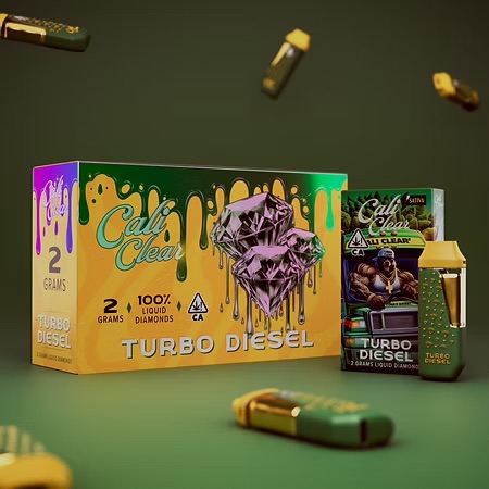 Cali Clear Turbo Diesel - 2G Liquid Diamonds Disposable - Sativa