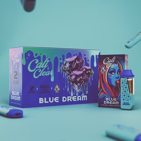 Calicleardisposablesusa.com | cali clear blue dream – 2g liquid diamonds disposable – sativa