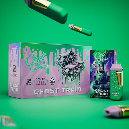 Calicleardisposablesusa.com | cali clear ghost train – 2g liquid diamonds disposable – sativa
