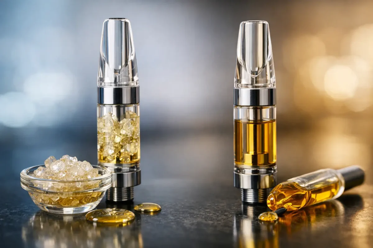 Liquid Diamonds vs Distillate Vape